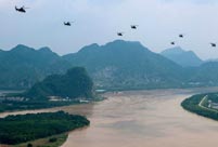 PLA helicopters travel 2,000 kilometers in maneuver drill