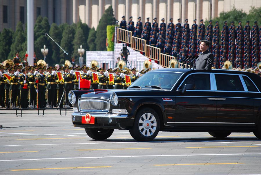 LIVE: Xi reviews armed forces at Tian'anmen Square for first time 