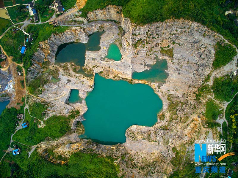 Wonderful aerial photos of China's 'Yellowstone Park'