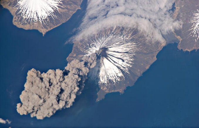 NASA: spectacular volcano eruptions seen from space