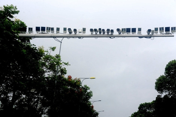 Beijing police have covered every corner of the city with video surveillance system