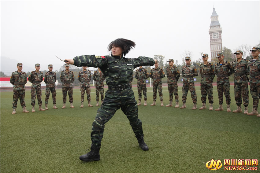 Retired SWAT soldiers teach anti-terrorism training program in college