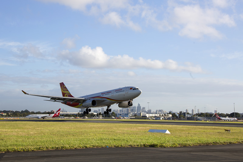 Hainan Airlines launches service from Xi'an to Sydney