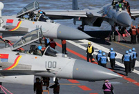 Getting close to the crew on China's aircraft carrier