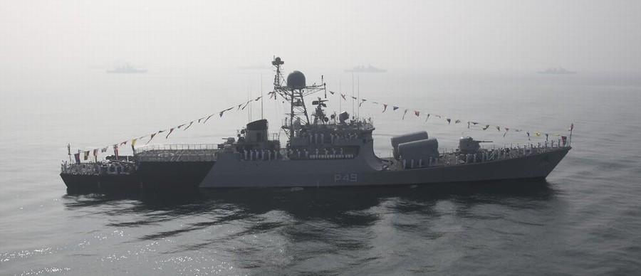 Chinese Type 054A frigates attend India's Int'l Fleet Review