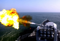 East Sea Fleet conducts combat drills