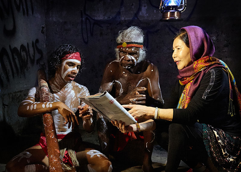 Sydney aboriginal ritual performances presented in La Perouse