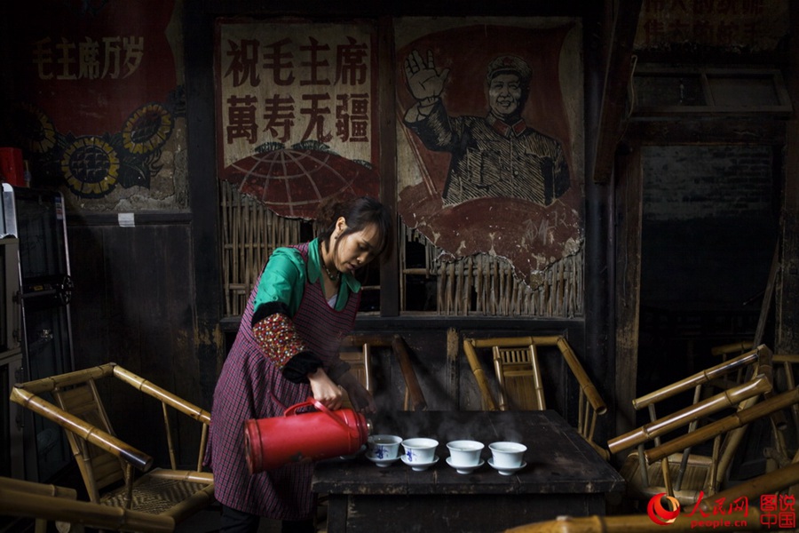 An old tea house in Chengdu