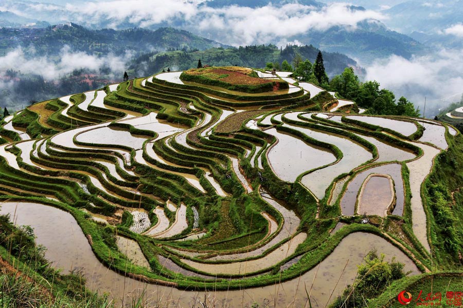 Intoxicating Yueliangshan terrace