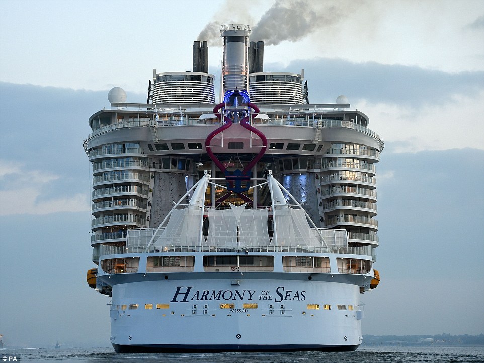 World’s biggest cruise ship Harmony of the Seas to  start maiden voyage 