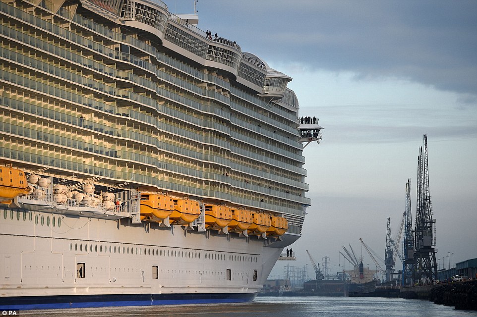 World’s biggest cruise ship Harmony of the Seas to  start maiden voyage 