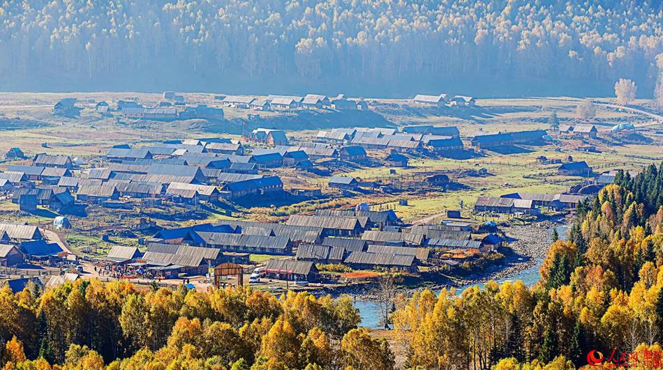 Autumn in Xinjiang's Hemu Village