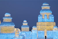 Tourists visit 21st edition of Ice-Snow World in Harbin