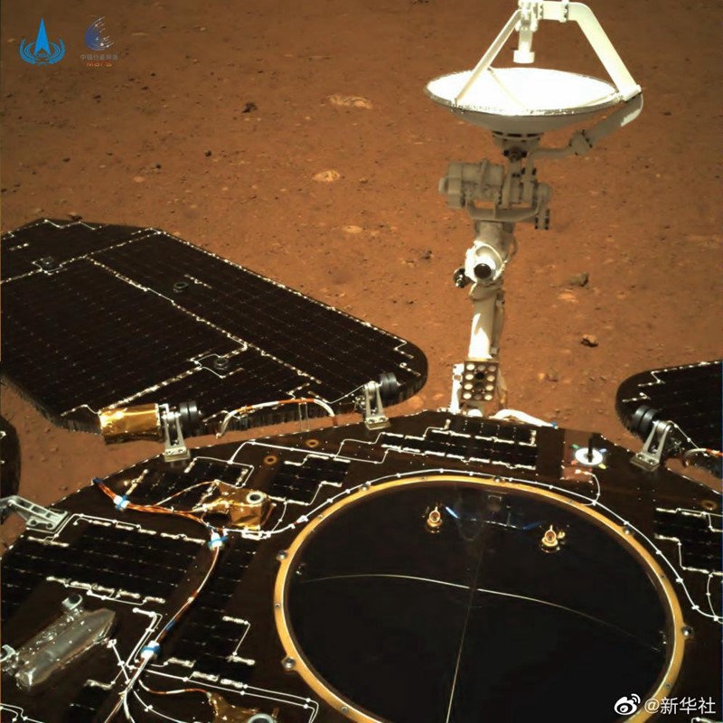 China’s rover makes first step on Mars