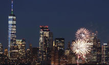 NY state lights up landmark buildings to celebrate 70% vaccination rate