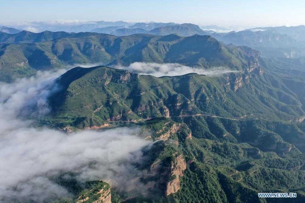 Scenery of Tianhe Mountain scenic spot in Xingtai, Hebei