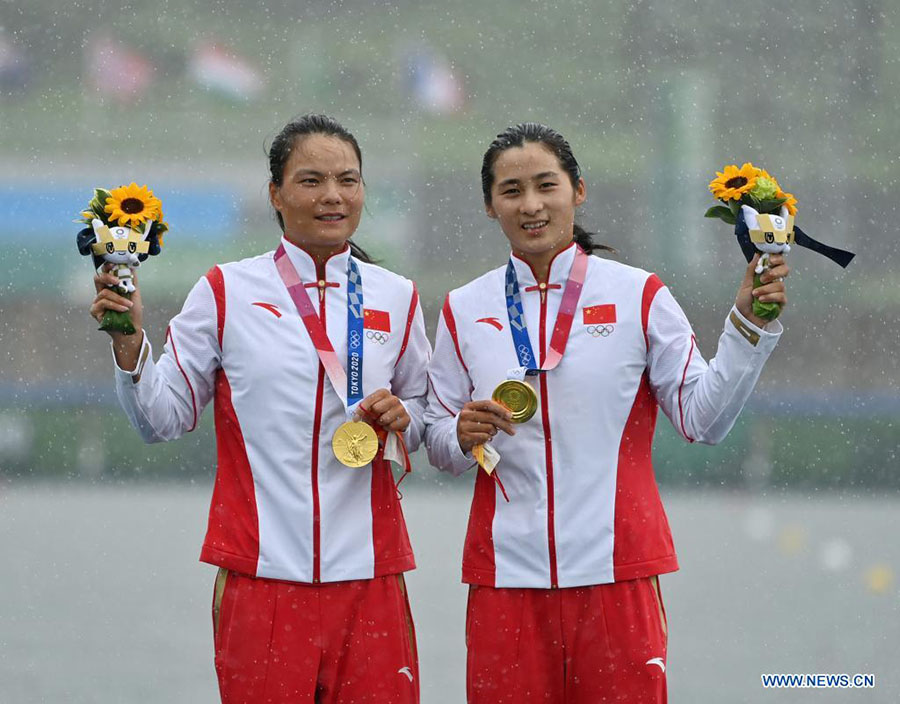 China wins women's canoe double 500m gold at Tokyo Olympics