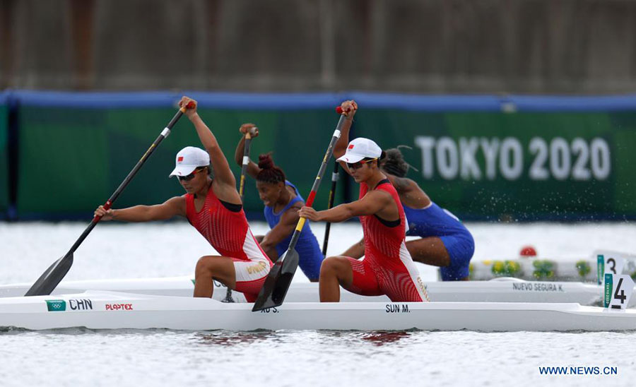 China wins women's canoe double 500m gold at Tokyo Olympics