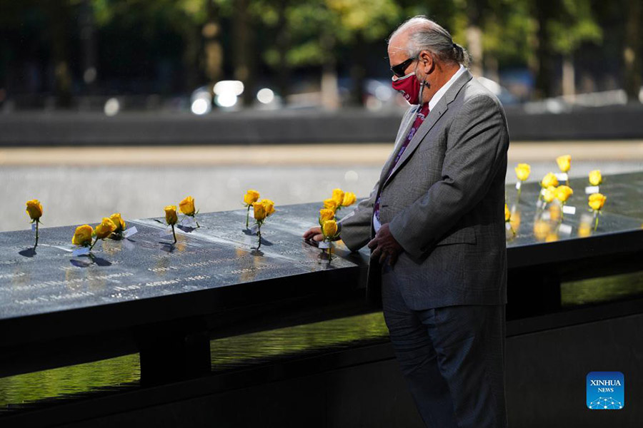 9/11 victims commemorated in New York, U.S.