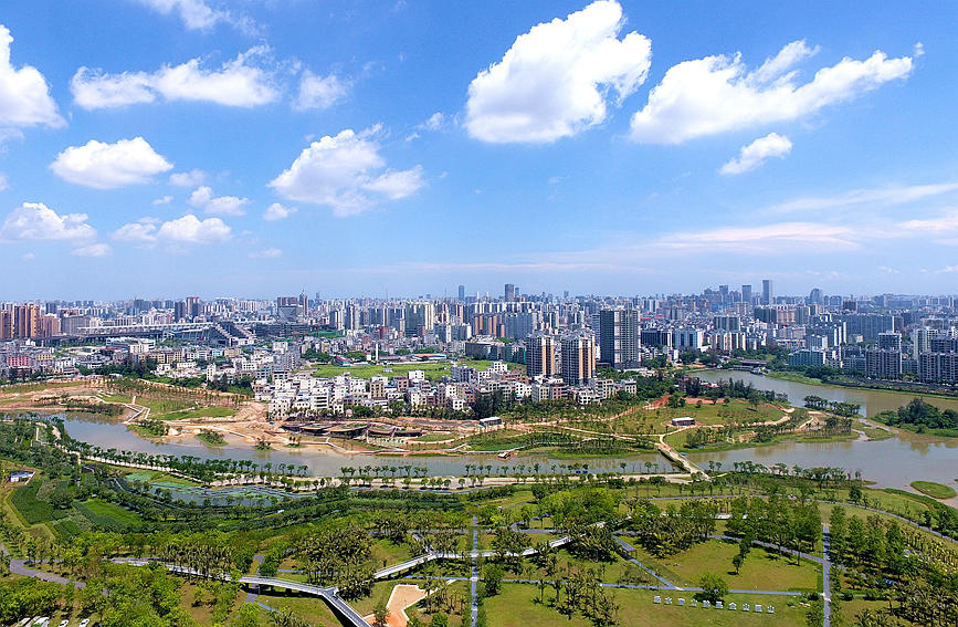 Explore the charming scenery of wetlands in south China's Hainan