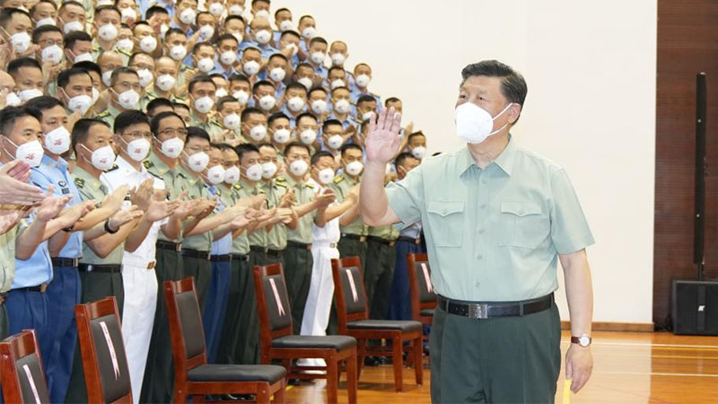 Xi inspects PLA garrison in Hong Kong