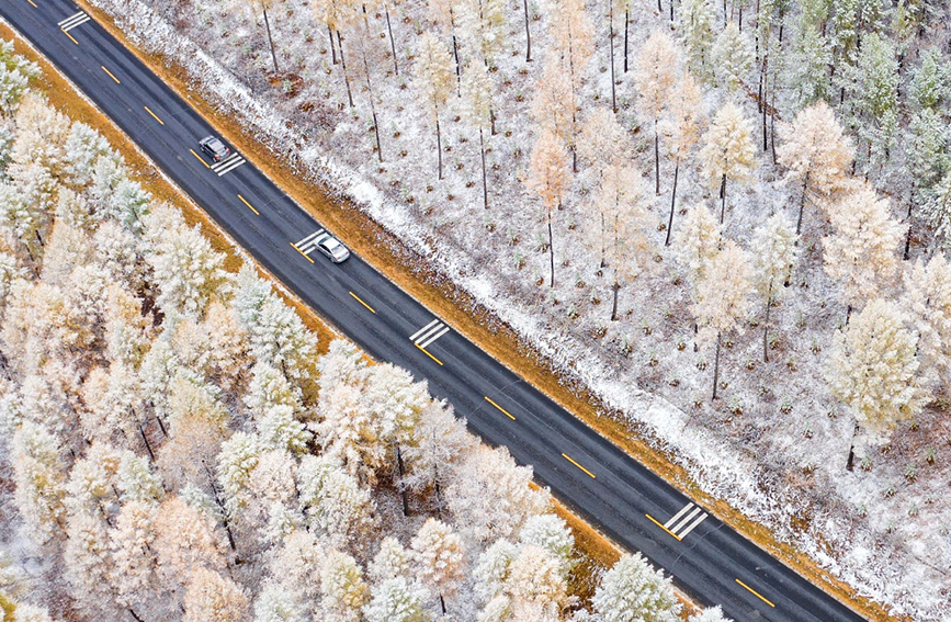 Stunning snow scenery of Mulan Hunting Ground in N China's Hebei