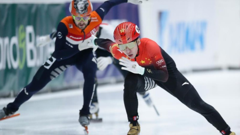 China bags 3 medals at ISU Short Track Speed Skating World Cup