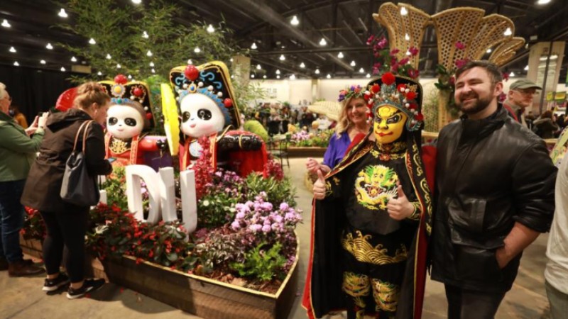 Chengdu garden becomes popular destination for visitors at 2023 Philadelphia Flower Show