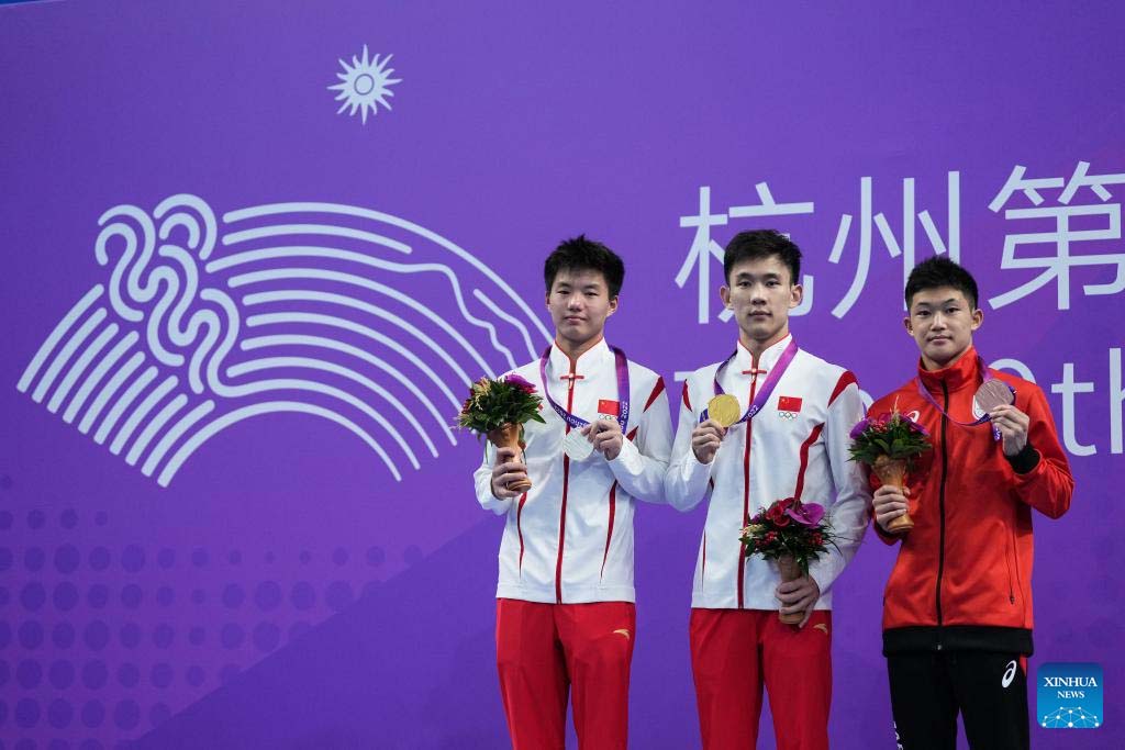 China demonstrates dominance in diving by clean sweep at Hangzhou Asiad