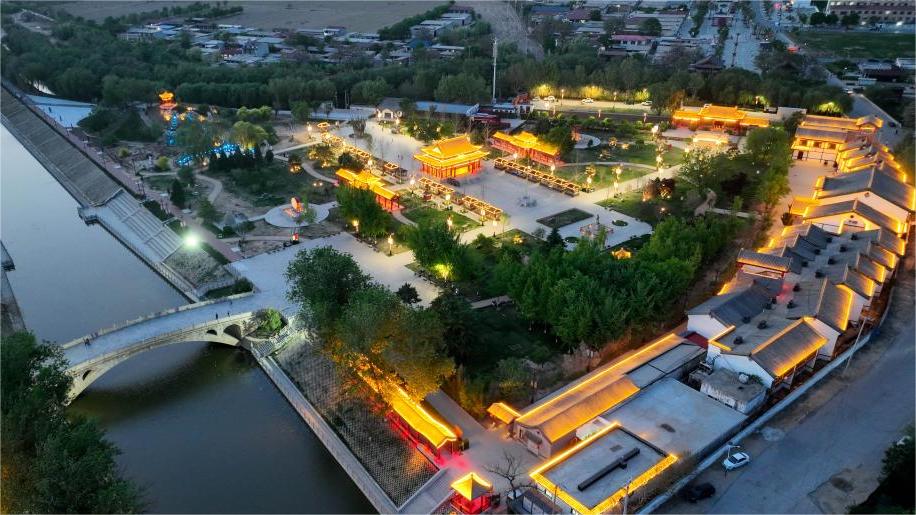 A glimpse of Zhaozhou Bridge scenic area in Hebei, N China