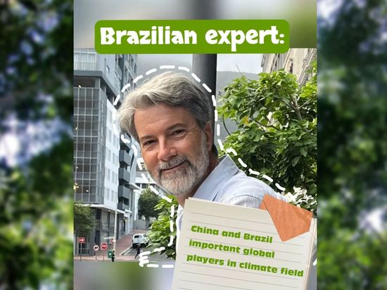 Brazilian expert: China and Brazil important global players in climate field