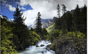 Four Girls Mountain in Sichuan Province