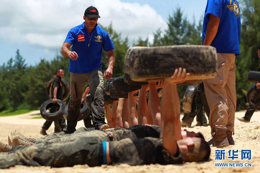 'Devil' foreign instructors at Chinese bodyguard training camp