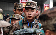 PLA recruits set off from Nanjing to join army units 