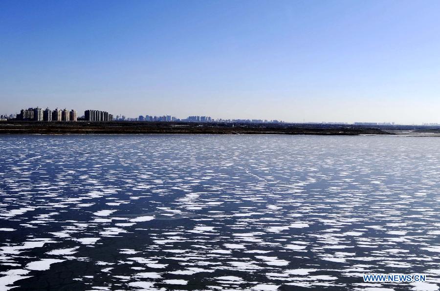 Photo taken on Dec. 23, 2012 shows the scenery outside the window of G79 express train during a trip to Guangzhou, capital of south China's Guangdong Province. (Xinhua/Chen Yehua) 