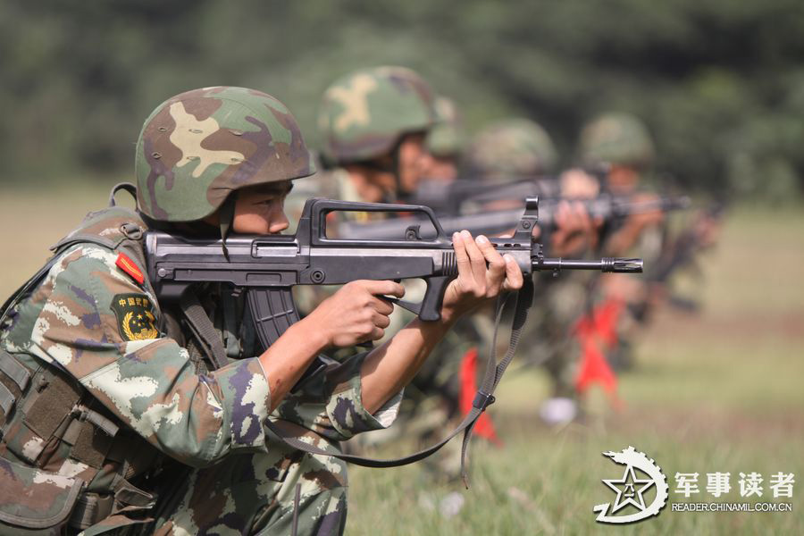 Snipers of the Huzhou Detachment under the Zhejiang Contingent of the Chinese People's Armed Police Force (APF) carry out military training before Spring Festival. (China Military Online/He Yuanhong, Wang Shichun)