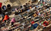 Old-fashion objects exhibited in Beijing