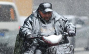 Cold front brings heavy snowfall to Shenyang