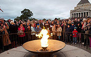 Anzac Day marked in Melbourne, Australia 