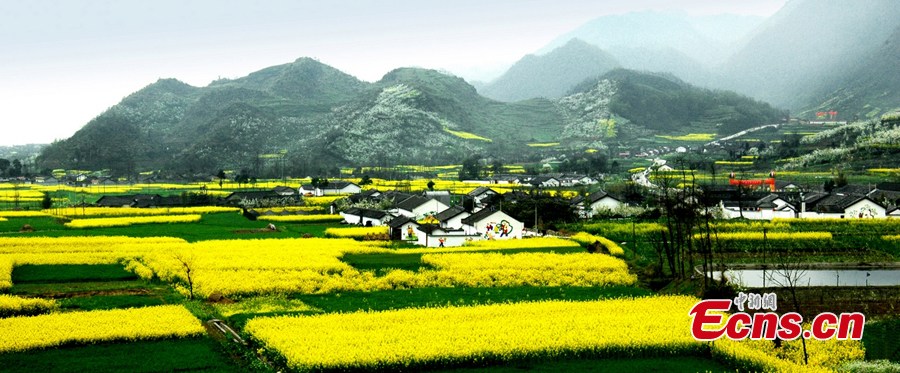 Photo taken on May 8, 2013 shows the scenery of Mianzhu City in Southwest China's Sichuan Province. The city has been rebuilt into a picturesque city five years after the 8.0-magnitude Wenchuan earthquake. (CNS/Mian Luxuan)