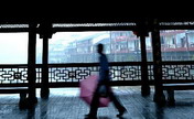 Veranda bridge in central China 