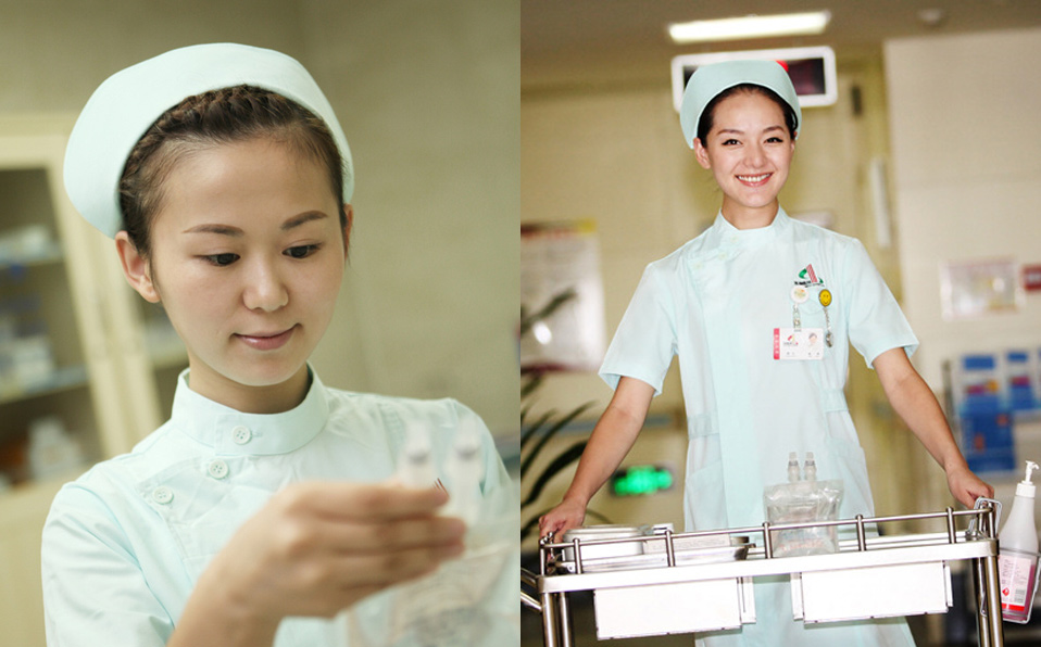 White angels in Chongqing South West Hospital