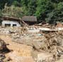 Damages caused by rainstorm in NW China