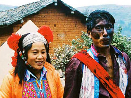 Dabaiyi wedding ceremony in China's Yunnan