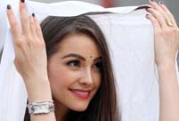 Miss Universe 2012 Olivia Culpo visits Tihar Jail in New Delhi