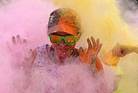 2013 Colour Me Rad 5K run held in Canada