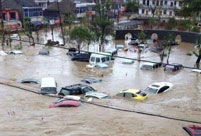 Worst flooding hits Yuyao, 70% of downtown area underwater