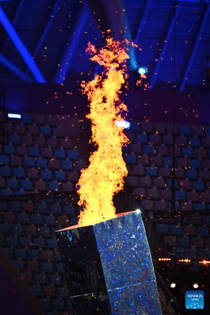 Cauldron lit at opening ceremony of 4th Asian Para Games in Hangzhou